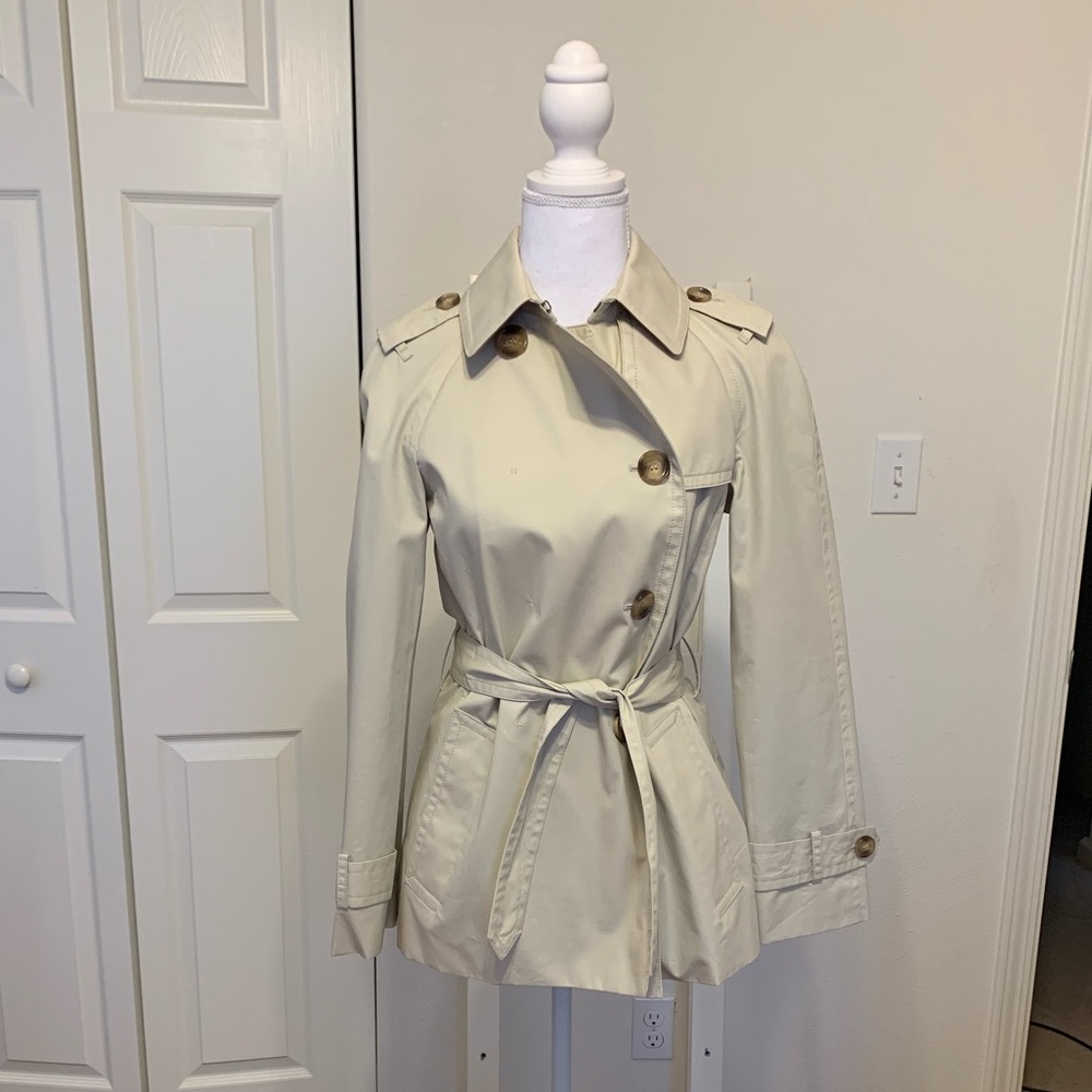 Coach Short Trench Coat